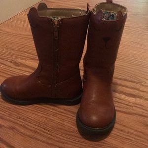 8 toddler cute brown boots